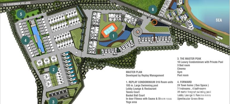 Master Plan of Replay Residence & Pool Villa - Photo 1