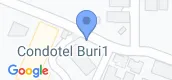 地图概览 of Condotel Buri 1