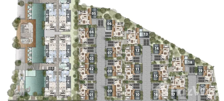 Master Plan of เซนสิริ จอมเทียน เรสซิเดนซ์ - Photo 1