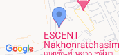 Vista del mapa of Escent Nakhonratchasima