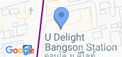 지도 보기입니다. of U Delight Bangson Station