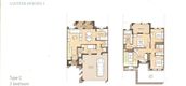 Поэтажный план квартир of Mira Oasis 3
