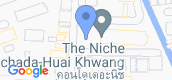 Map View of The Niche Ratchada - Huay Kwang