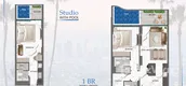 Поэтажный план квартир of Samana California 2