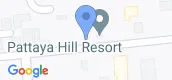 지도 보기입니다. of Pattaya Hill Resort
