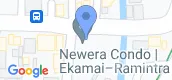 Vista del mapa of NEWERA CONDO Ekamai – Ramintra