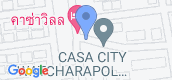 ทำเลที่ตั้ง of Casa City Watcharapol - Permsin