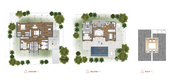 Unit Floor Plans of The Laytin Villa @Maan Tawan