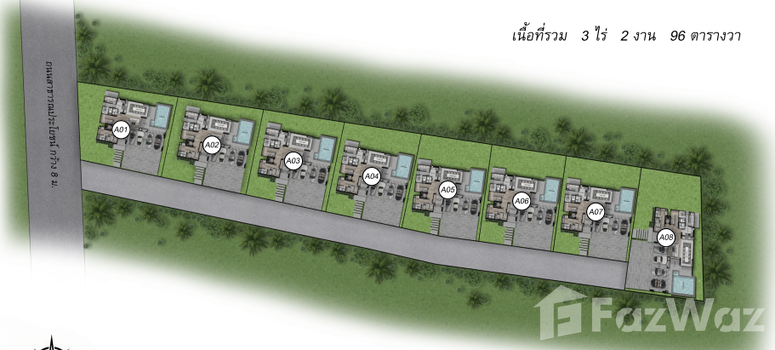 Master Plan of Harmony Hills Villas Pattaya - Photo 1