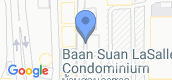 Просмотр карты of Baan Suan Lasalle