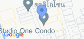 Vista del mapa of Studio One Zone Condo