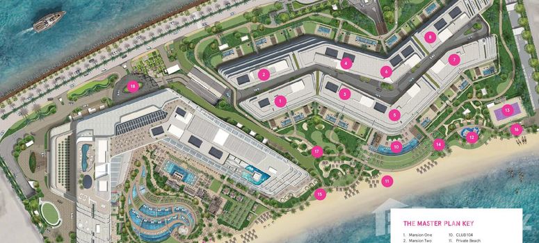 Master Plan of W Residences Palm Jumeirah - Photo 1