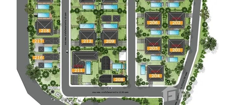 Master Plan of เพก้า เอสเตท วิลล่าส์ - Photo 1