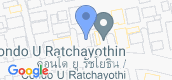 Просмотр карты of Condo U Ratchayothin