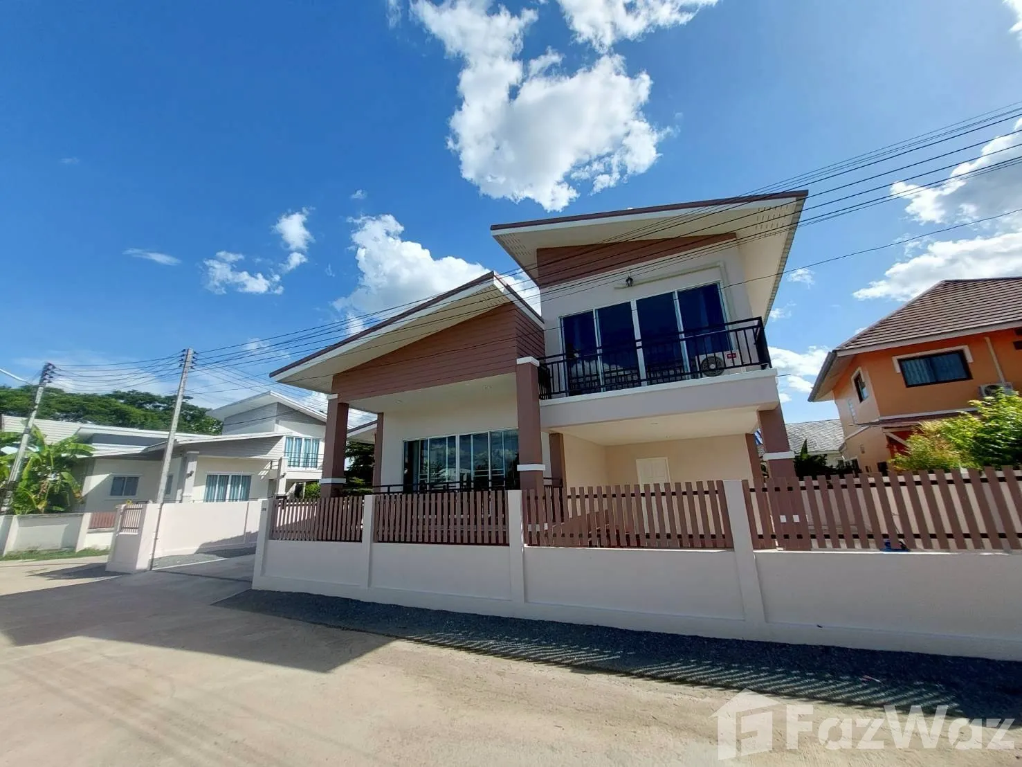 Modern style detached house for sale, includes air conditioners and curtains. Located in Nong Yaeng, Amphoe... — photo 3