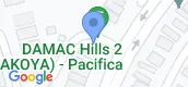 地图概览 of DAMAC Hills 2 (AKOYA) - Pacifica