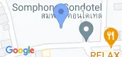 지도 보기입니다. of Somphong Condotel