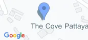 지도 보기입니다. of The Cove Pattaya