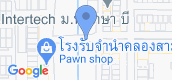 Map View of Baan Pruksa B Rangsit-Khlong 3