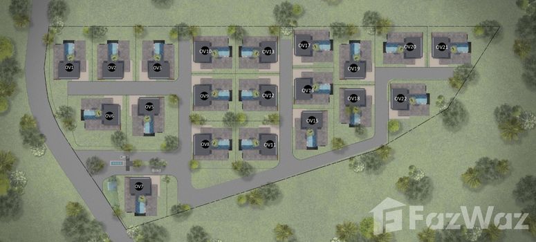Master Plan of ลอง วัน ซิกส์ โอลิเวอร์ วิลล่า - Photo 1