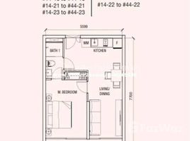 1 Habitación Apartamento en venta en bridge 1 bedroom 67m2 urgent !, Tonle Basak