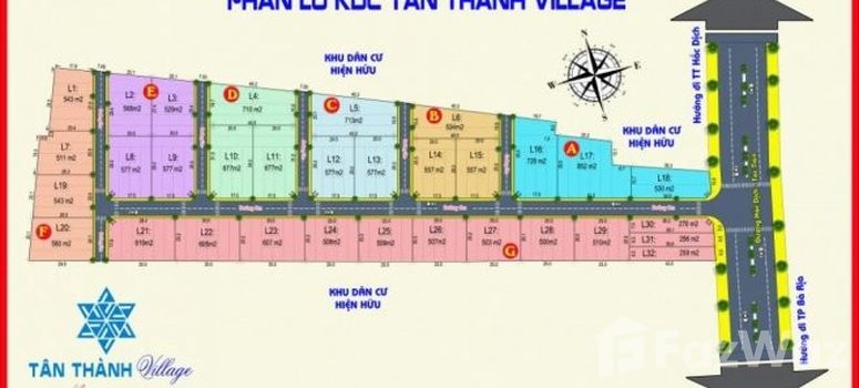 Master Plan of Tân Thành Village - Photo 1