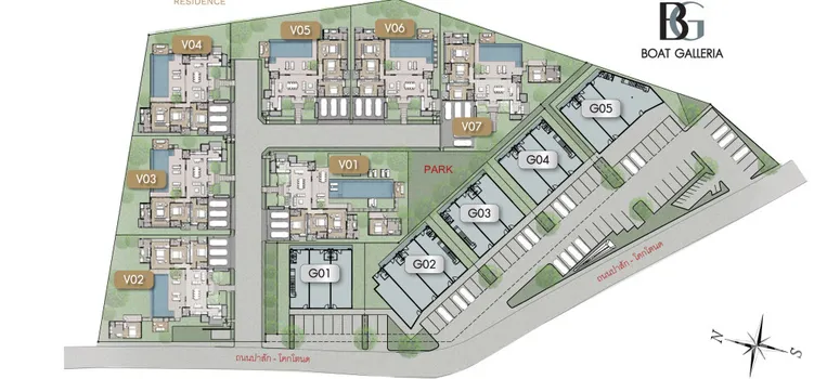 Master Plan of โบ๊ท อเวนิว เรสซิเดนซ์ - Photo 1