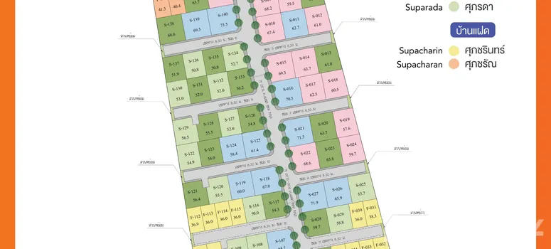 Master Plan of Supalai Ville Hua Hin - Photo 1