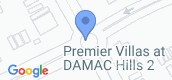 地图概览 of Premier Villas at DAMAC Hills 2