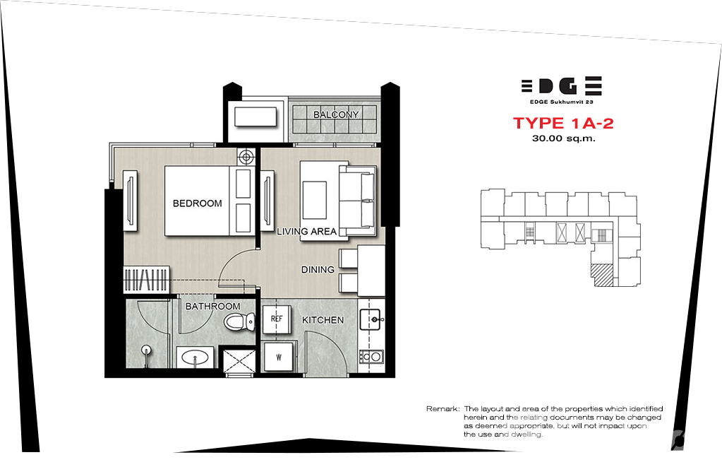 For sale 1 bed condo in Watthana, Bangkok