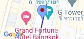 Vista del mapa of Grand Fortune Hotel Bangkok