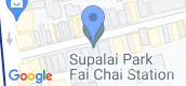 マップビュー of Supalai Park Yaek Fai Chai Station..