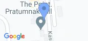 지도 보기입니다. of The Place Pratumnak