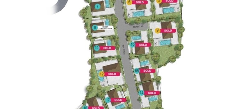 Master Plan of ตรีชฎา เอสเซนส์ - Photo 1