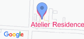 地图概览 of Atelier Residence