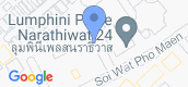 Vista del mapa of Lumpini Place Narathiwas 24