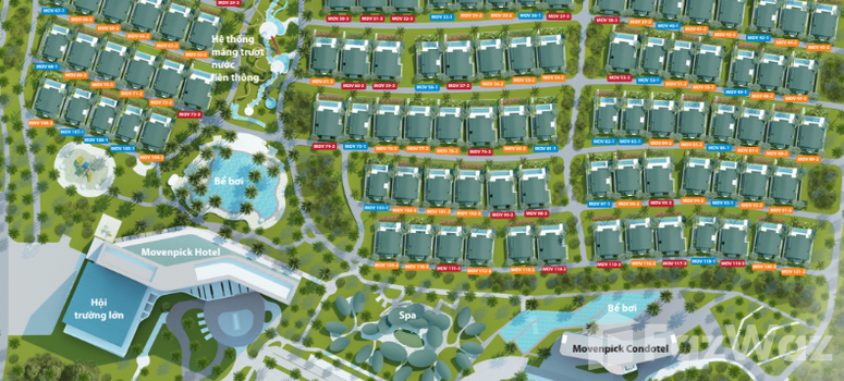 Master Plan of Movenpick Cam Ranh Resort - Photo 1