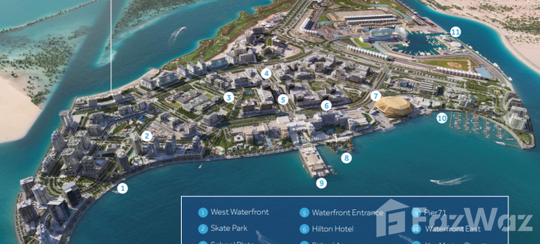 Master Plan of Yas Beach Residence - Photo 1