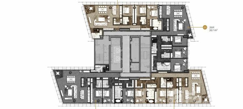 Master Plan of The Vertex Private Residence - Photo 2