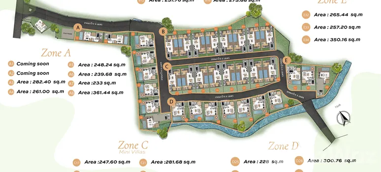 Master Plan of กรีนฟิลด์ เรสสิเดนซ์ - Photo 1