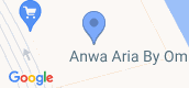지도 보기입니다. of Anwa Aria