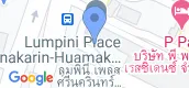 Vista del mapa of Lumpini Place Srinakarin