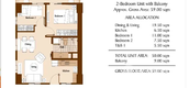 Unit Floor Plans of The Amaryllis