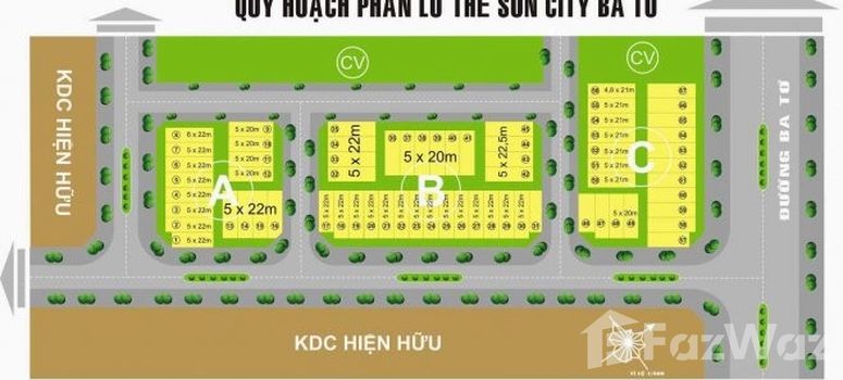 Master Plan of The Sun City Ba Tơ - Photo 1