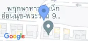 Vista del mapa of Pruksatown Nexts Onnut - Rama 9
