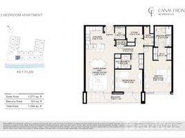 2 Bedroom Apartment for sale at Canal Front Residences, dar wasl, Al Wasl