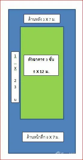 ให้เช่า 1 เตียง ทาวน์เฮ้าส์ ใน บางแค, กรุงเทพฯ