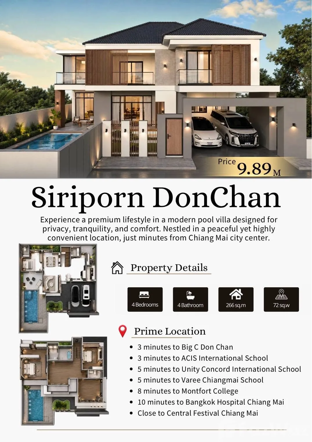 4 Bedroom House for sale at Siriporn Don Jan — photo 5