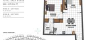 Plans d'étage des unités of Wavez Residence