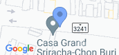 지도 보기입니다. of Casa Condo Sriracha